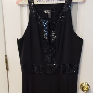 Black sequences dress
